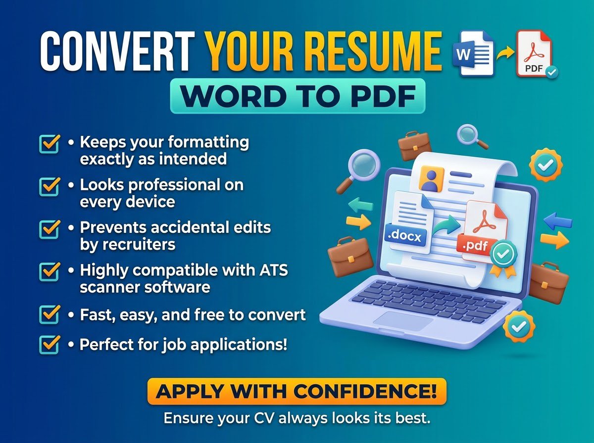 Convert Your Resume Word to PDF