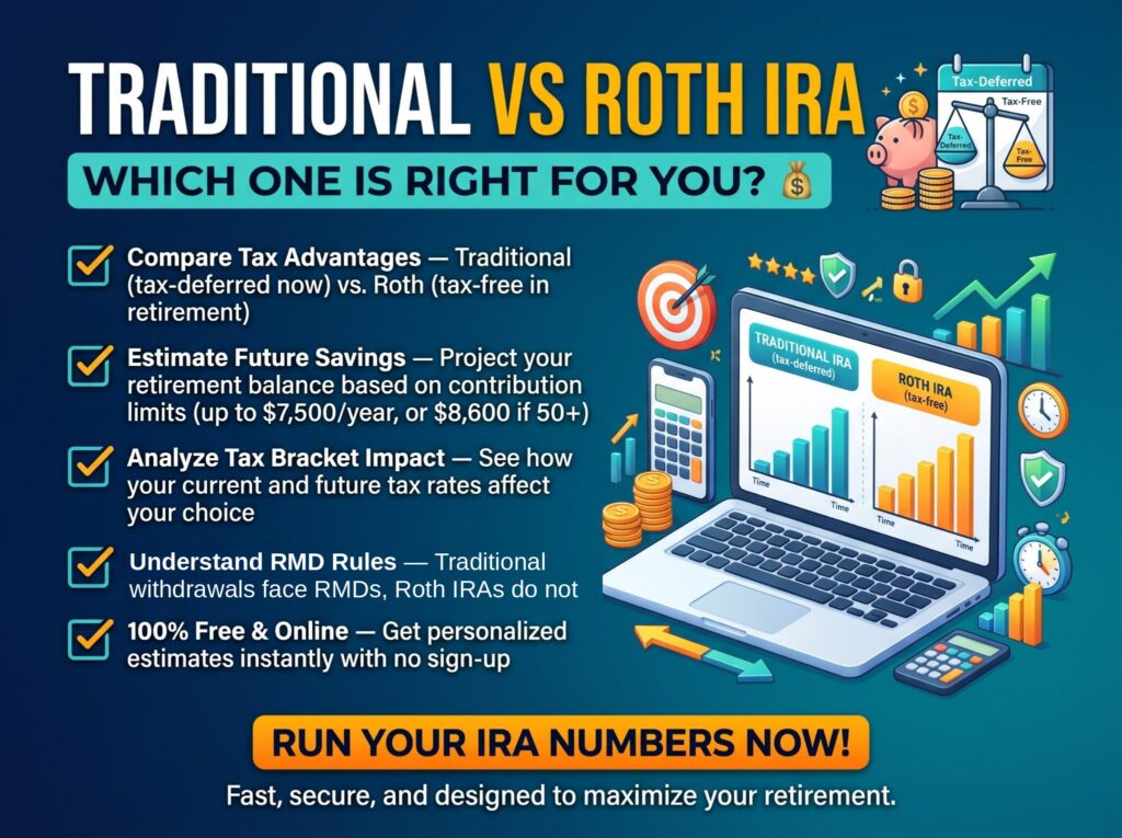 Traditional vs Roth IRA comparison